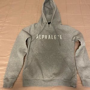 Alphalete gray sweatshirt size xs